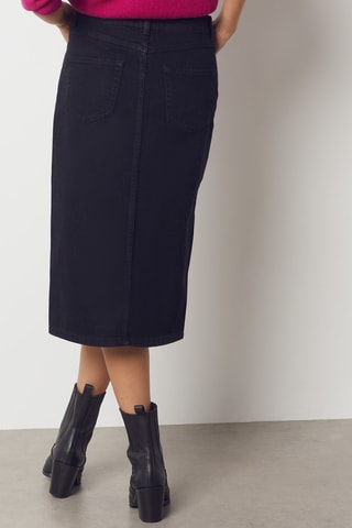 Saia midi - Preto