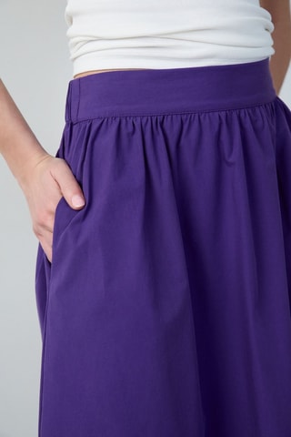 Saia midi Afternoon Light - Violeta