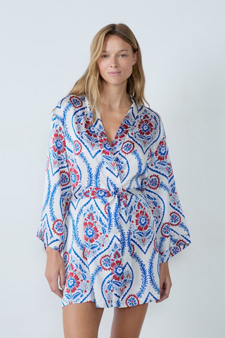 Quimono de pijama - Azul