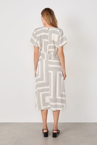 Vestido midi - Blanco
