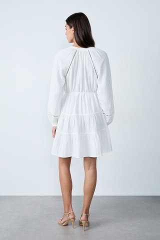 Vestido camisero - Crudo