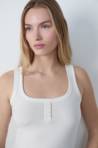 Camiseta de tirantes - Blanco