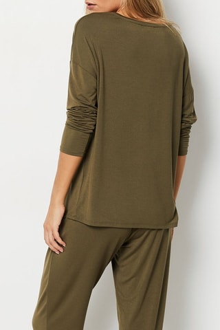 T-shirt pigiama Mody -  Kaki