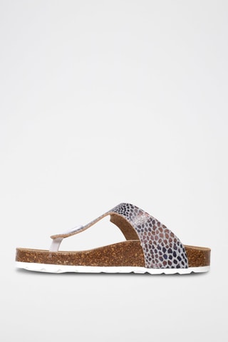 Slippers Rosso Zilverkleurig en Bruin