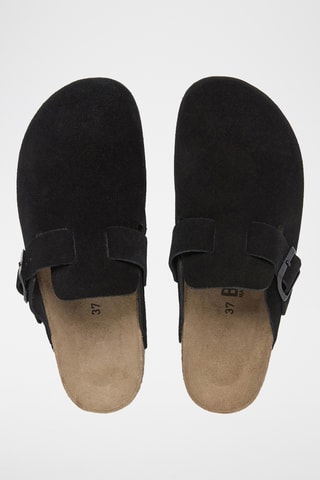 Leren Clogs - Zwart