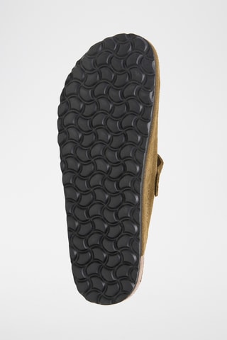 Leren Clogs - Kaki