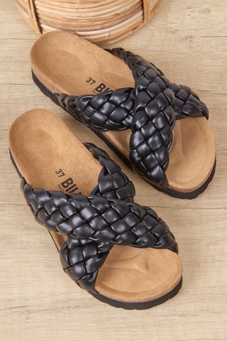 Platform Sandalen - Zwart