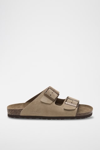Nubuck Muiltjes - Lichtbruin