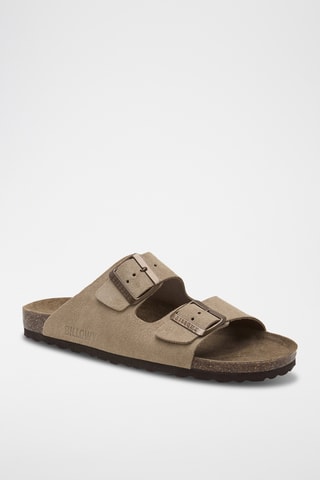 Nubuck Muiltjes - Lichtbruin