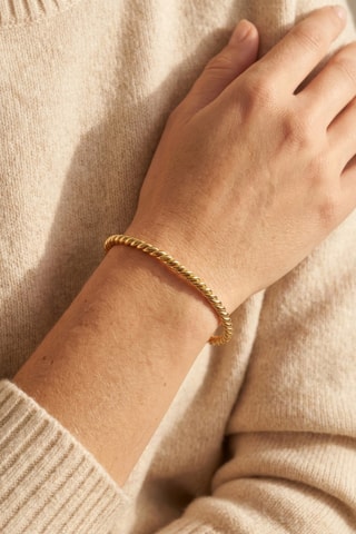 Open Armband - Doublé Geelgoud