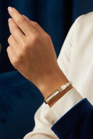 Open Armband - Doublé Geelgoud