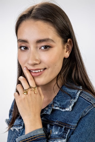 Ring Goudkleurig en Multicolor - Marc Malone