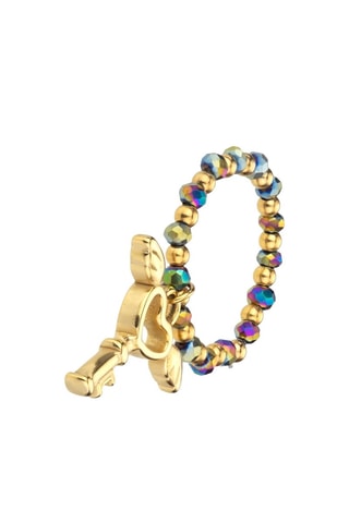 Ring - Goudkleurig en Multicolor - Marc Malone