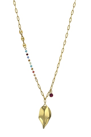 Collier Reagan - Acier inoxydable & cristal