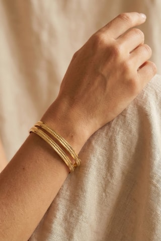 Open Armband - Doublé Geelgoud