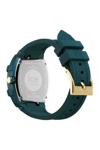 Reloj de cuarzo de silicona ICE Boliday - Verde y dorado