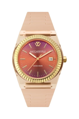 Reloj de cuarzo de silicona WP4 - Turquesa