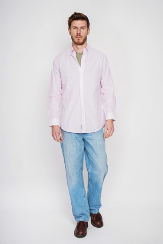 Camicia in lino - Rosa