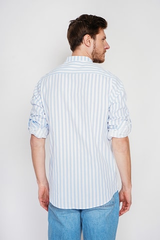 Camicia in lino - Blu