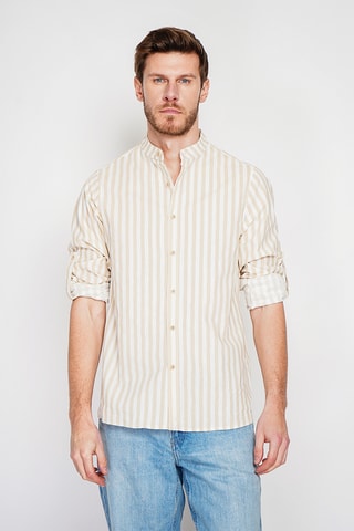 Camicia in lino - Beige