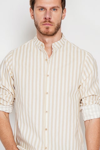 Camicia in lino - Beige