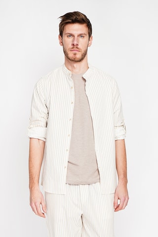 Camicia in lino - Beige