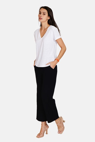 T-shirt en lin - Blanc