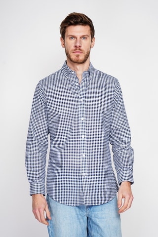 Camicia in lino - Navy