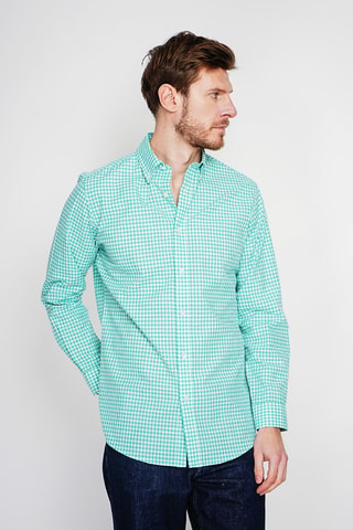 Camicia in lino - Verde