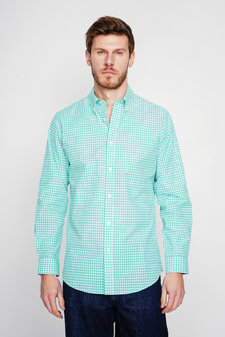 Camicia in lino - Verde