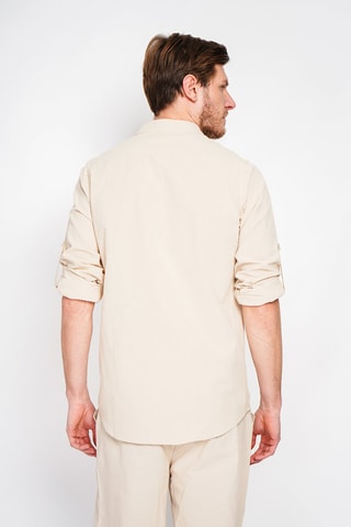 Camicia in lino - Beige