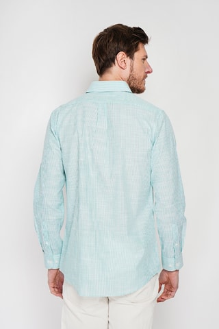 Camicia in lino - Verde