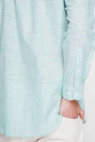 Camicia in lino - Verde