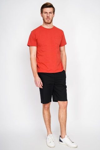 T-shirt in lino - Rosso