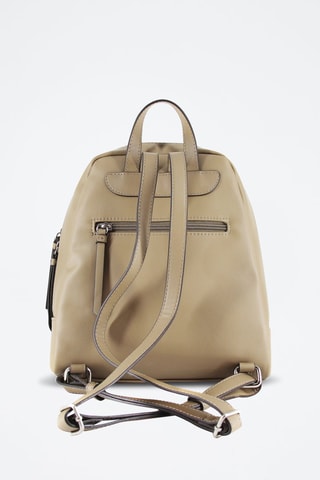 Sac à dos en croûte de cuir Sabine - Gris