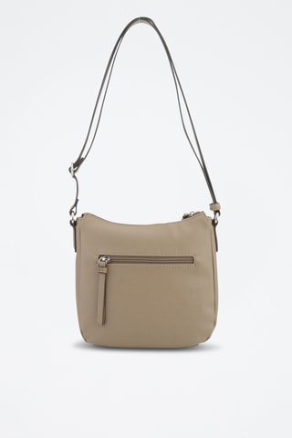 Sac bandoulière en croûte de cuir Sabine - Gris