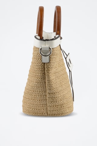 Sac à main - Beige et blanc