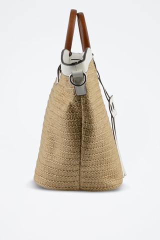 Sac à main - Beige et blanc