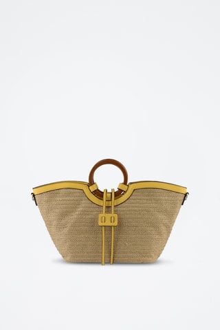 Sac à main - Beige et jaune