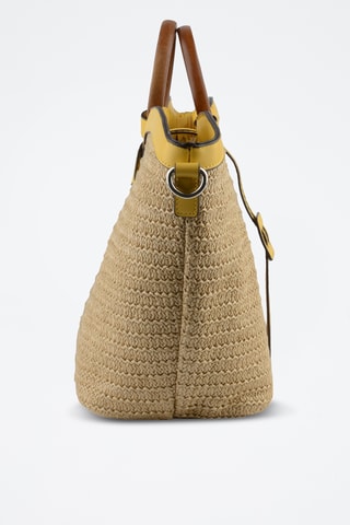 Sac à main - Beige et jaune