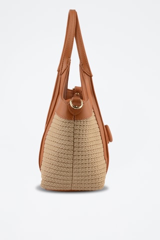 Sac porté épaule - Beige et camel