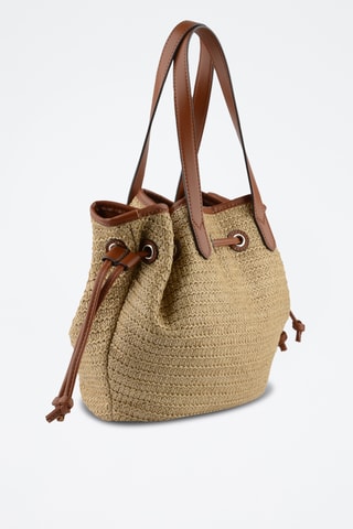 Sac seau - Beige et camel