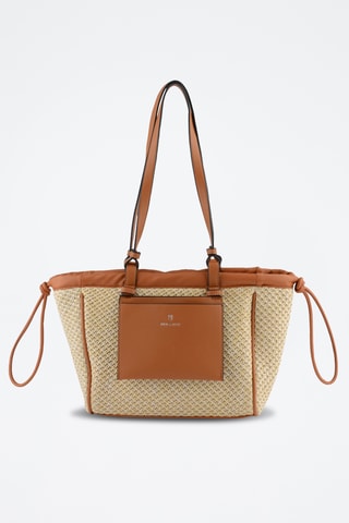 Sac porté épaule - Beige et camel