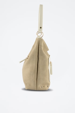 Sac porté épaule en lin - Beige