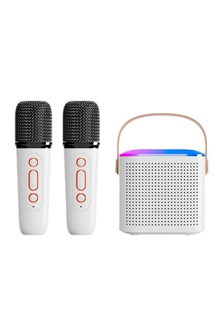Altavoz karaoke EKO - 2 micrófonos - Bluetooth