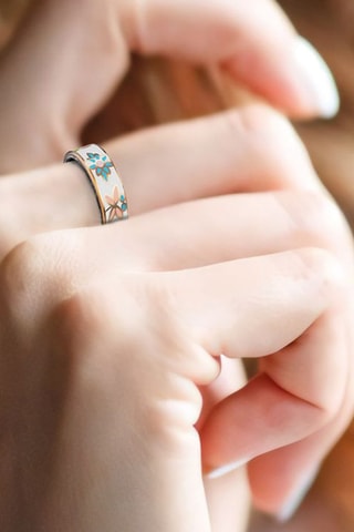 Anillo inteligente Mogie - Modelo Phoenix - Multicolor - Talla 12