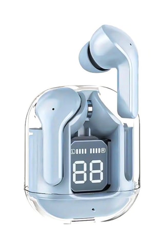 Auriculares EKO TWS - Cristal - LED - Bluetooth - Azul