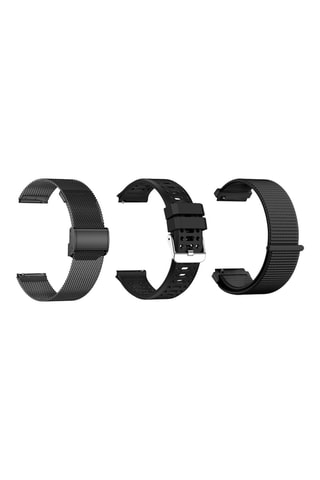 Smartwatch y 3 correas - Negro