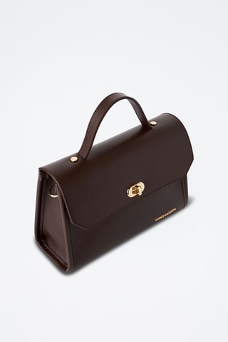 Borsa a mano Gela - Marrone scuro