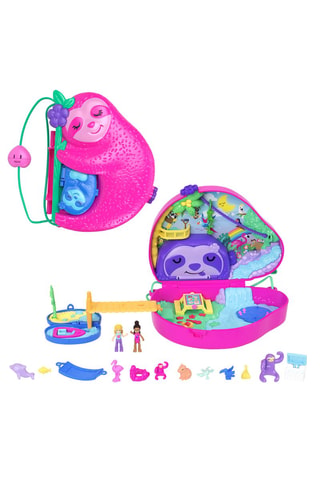 Estuche con sorpresas Perezoso Polly Pocket - Desde 4 años